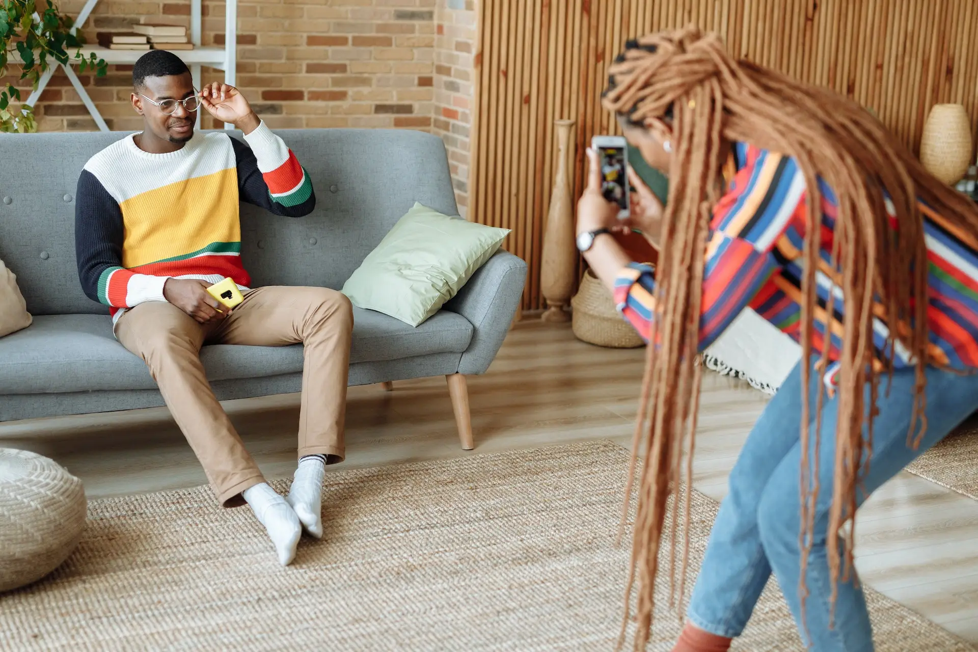 Filming content for YouTube Create